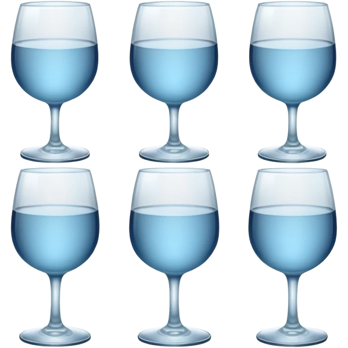 different type empty glass emoji