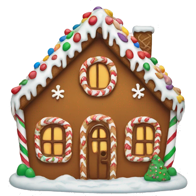Gingerbread House emoji