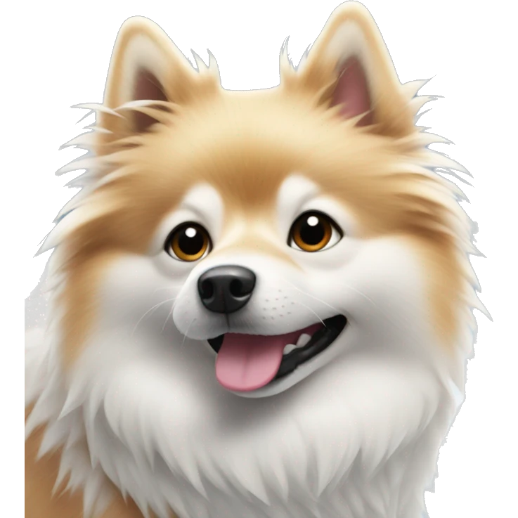 Spitz in the snow emoji