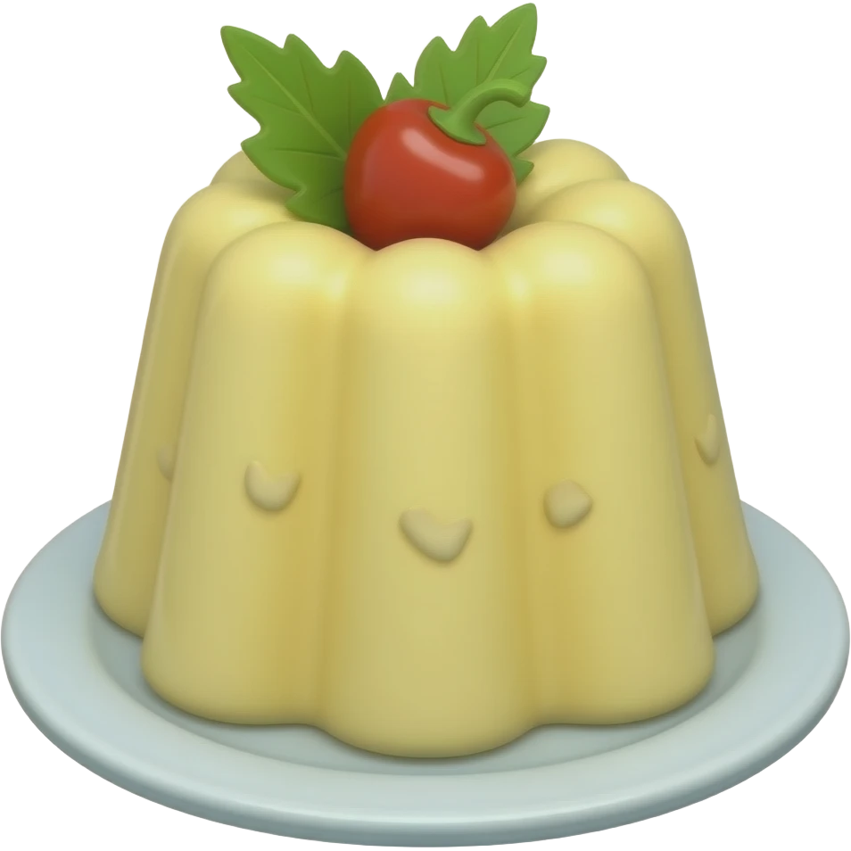 vegetable pudding emoji