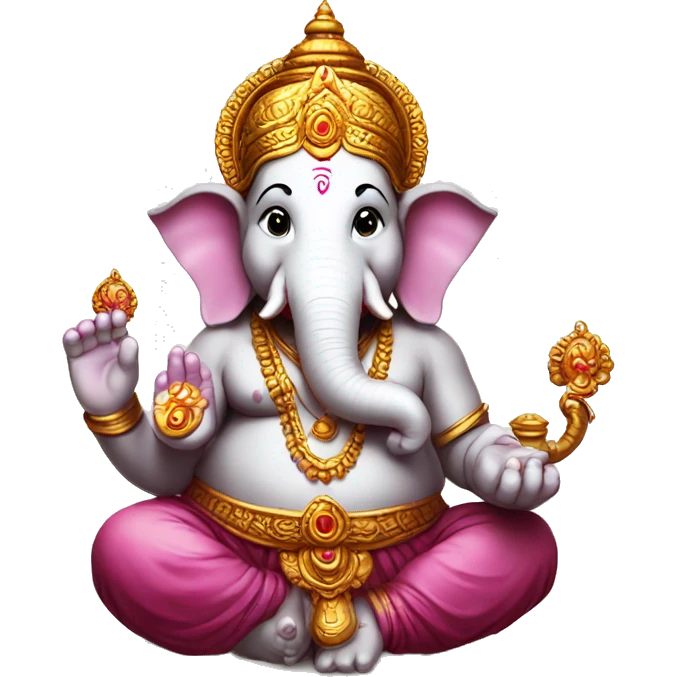 ganesh with both site depak emoji