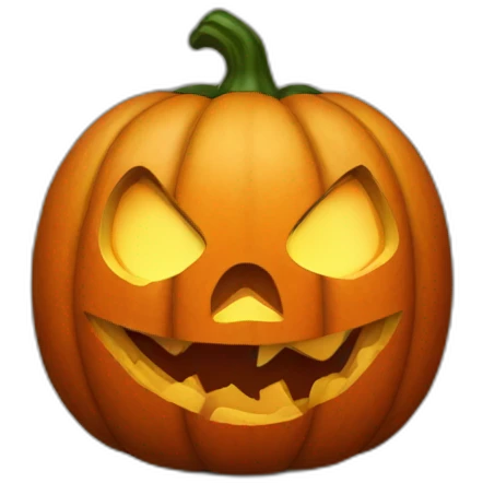 Halloween pumpkin emoji