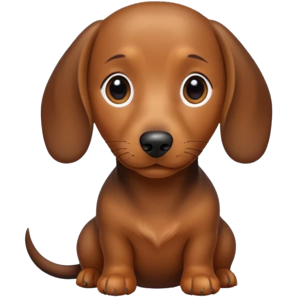Perro salchicha emoji