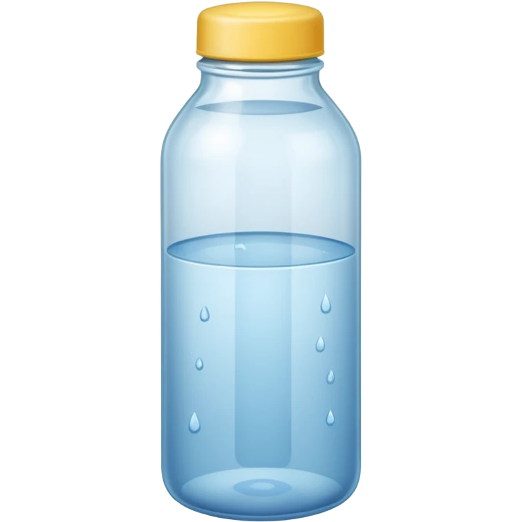 water bottle of glass emoji