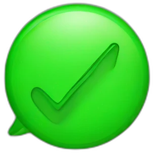 green tick emoji