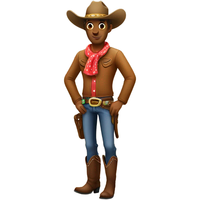 Cowboy deer emoji