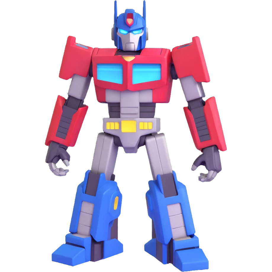 Optimus Prime, 3D style emoji
