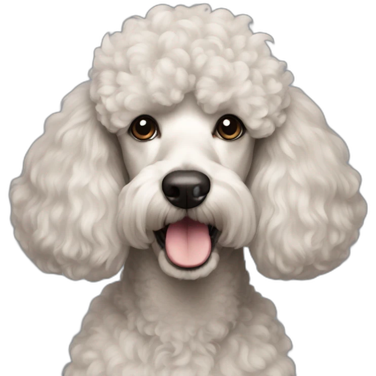 Poodle short hair emoji