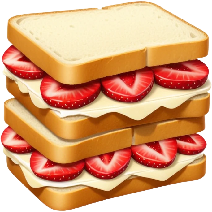Strawberry sandwich   emoji