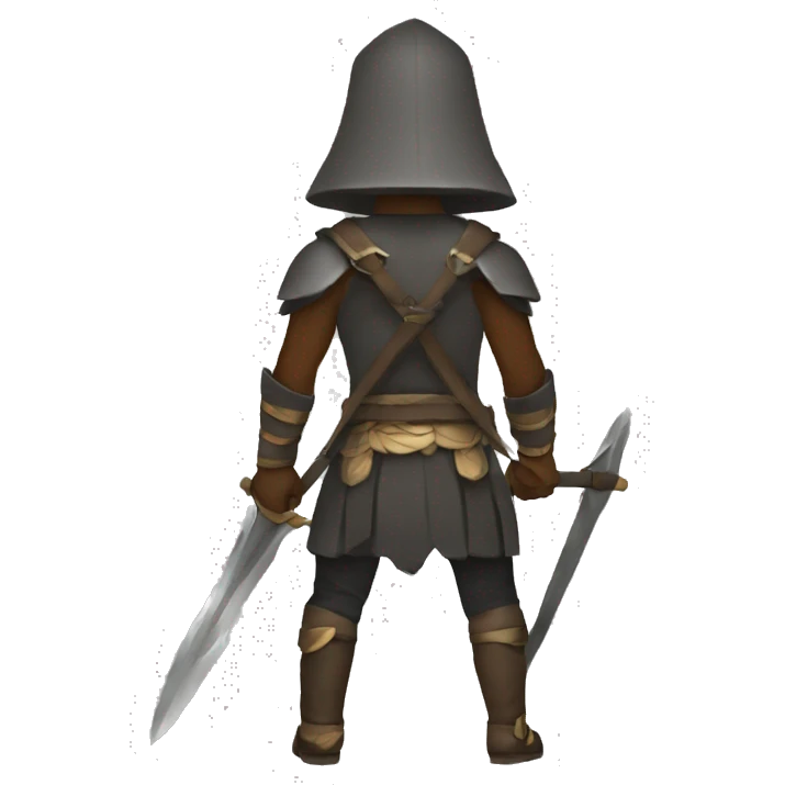 stealthy warrior from behind emoji