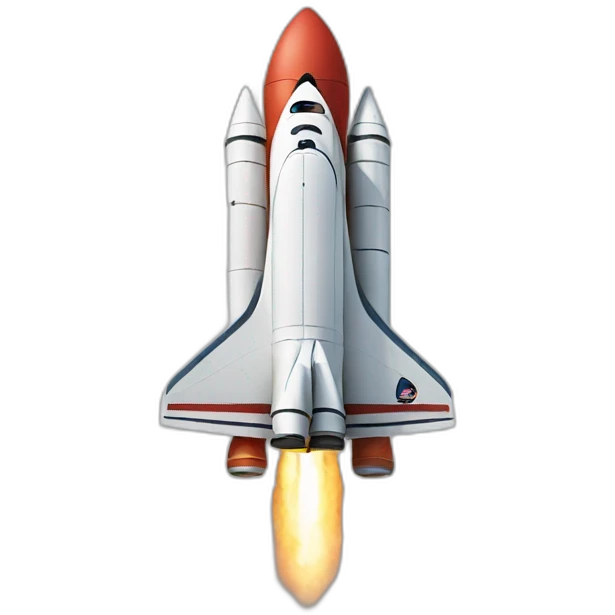 Rocketed emoji