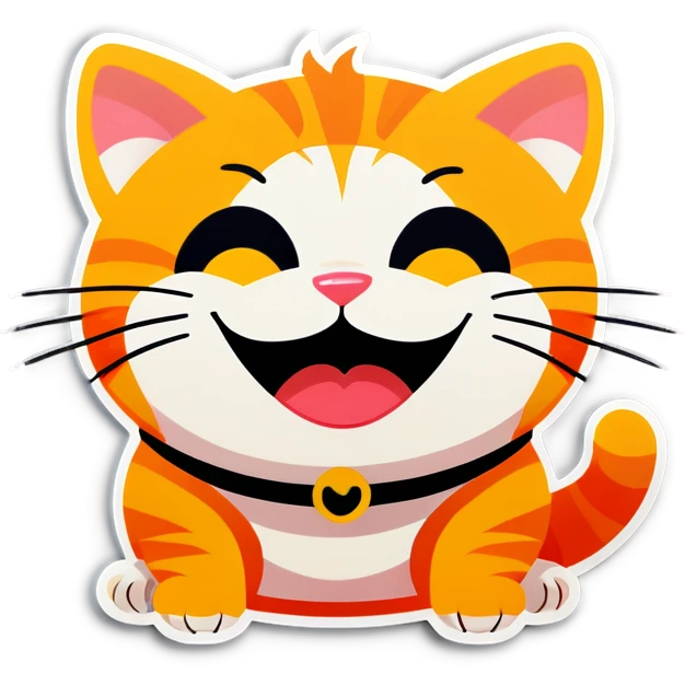 Smiley cat emoji