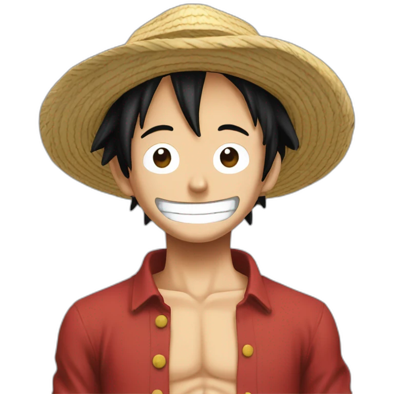 Luffy qui rigole emoji
