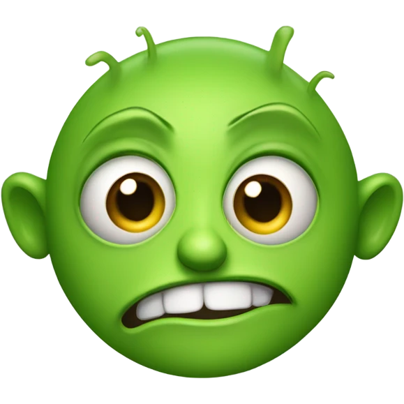 Booger person emoji