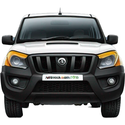Mahindra black Scorpio emoji