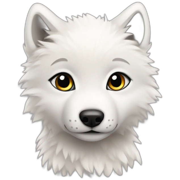 arctic wolf baby emoji