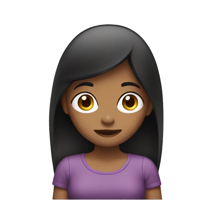 a girl watching shows on phone emoji