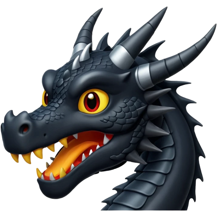Black dragon emoji