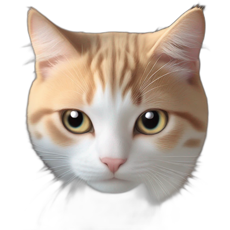 cat with intense gaze emoji