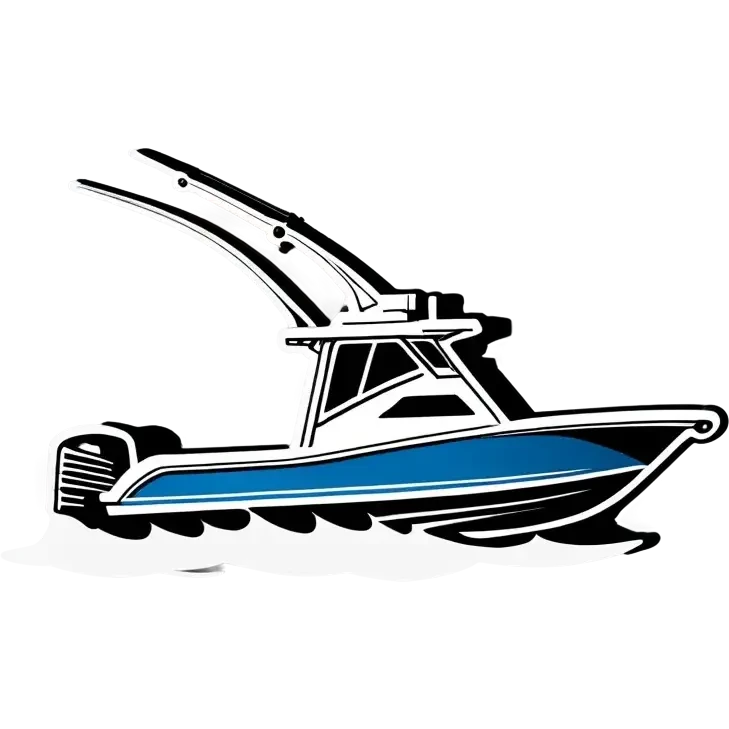sport fishing boat emoji