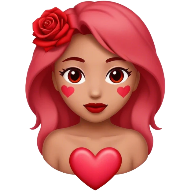 rosa hearts emoji
