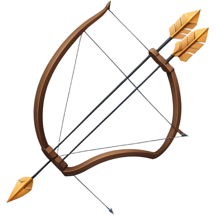 A bow with arrows emoji