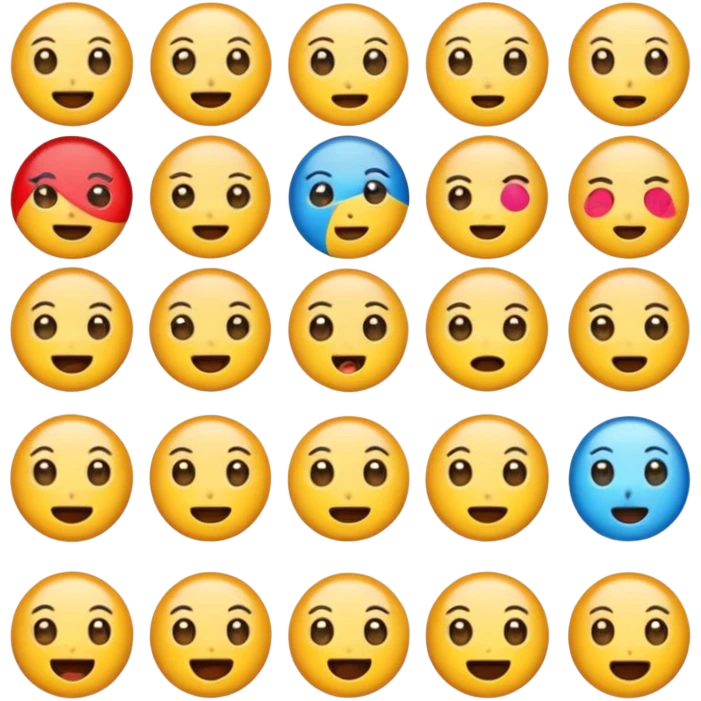 emoji con expreciones de anime emoji