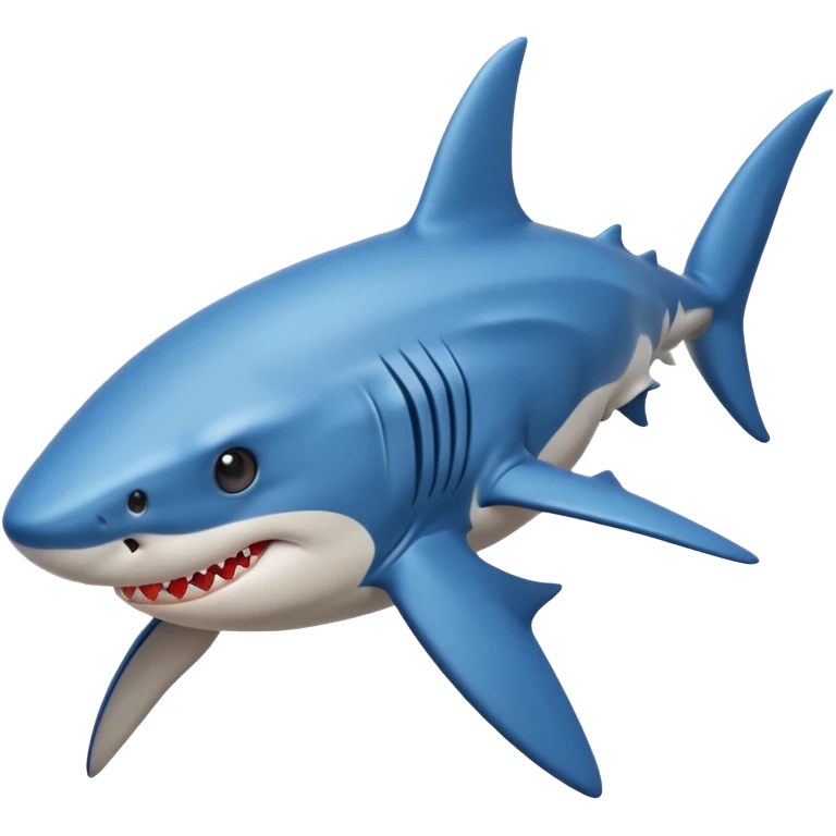 shark crossed over with superman emoji