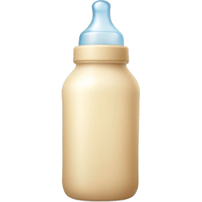 beige baby bottle emoji