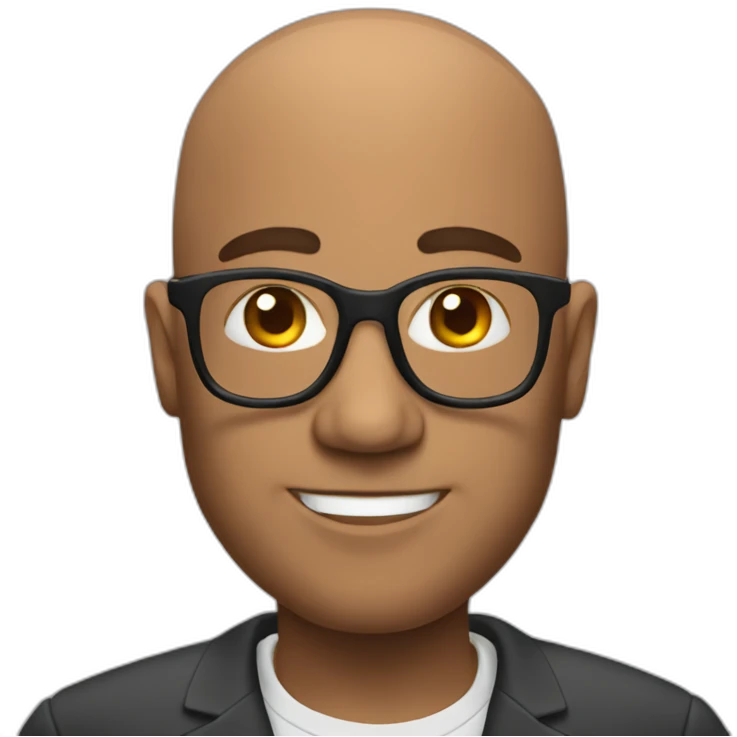bald finance guy emoji