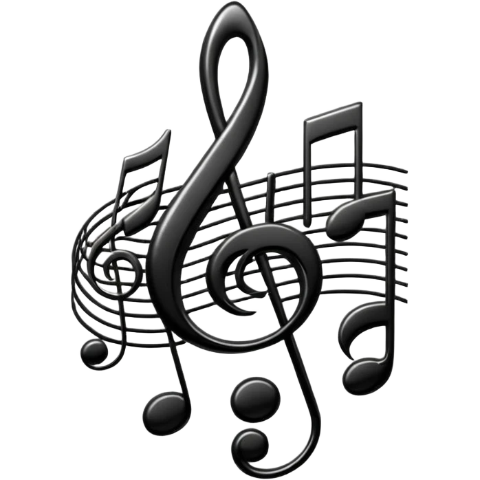 Bass and treble clef emoji