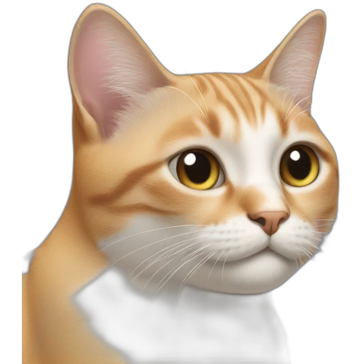 Cat grooming itself emoji