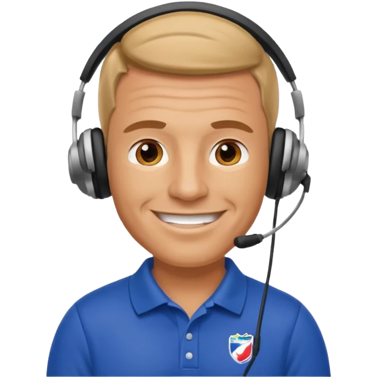 a football coach emoji