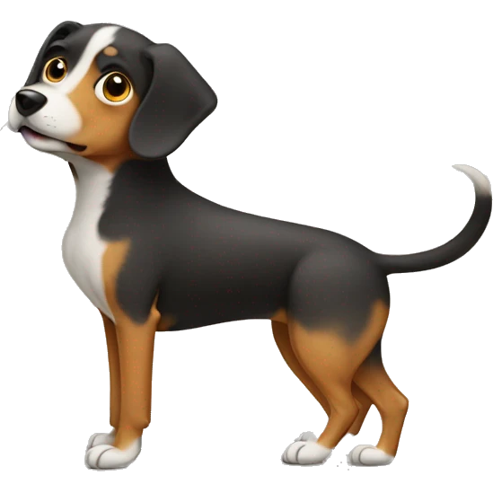 Dog without legs emoji