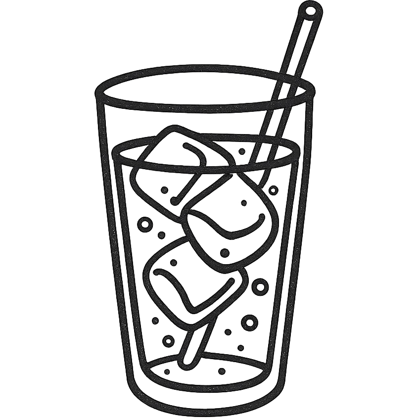 Rum and coke emoji