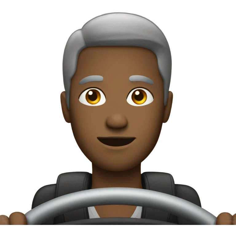 Person who driving a car emoji