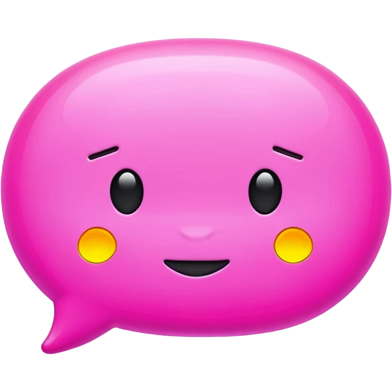 pink chat gpt ai emoji