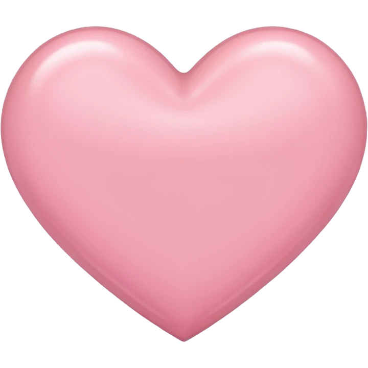 light pink heart emoji