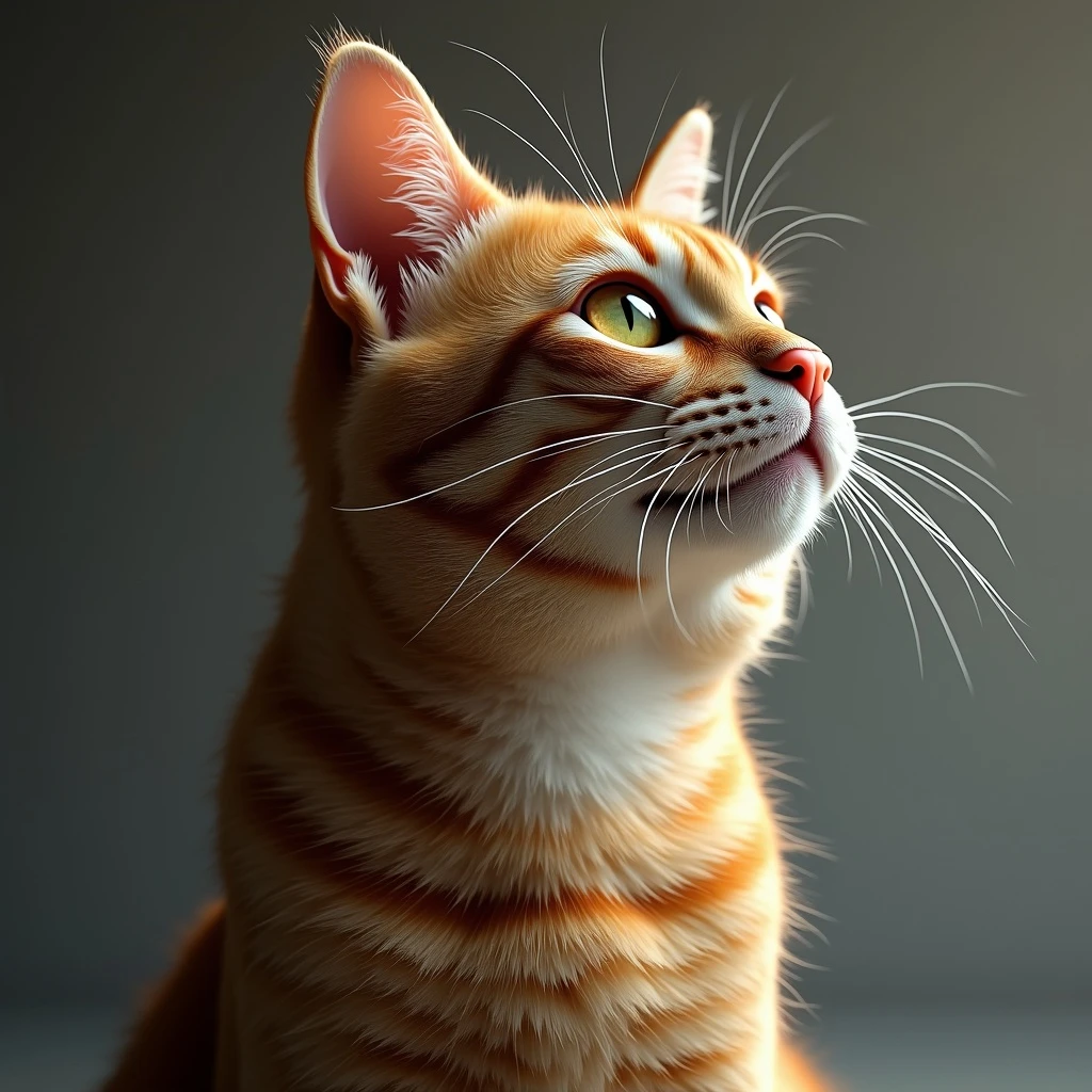 realistic cat from a side angle emoji