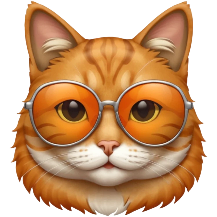 Cat wearing sunglasses emoji