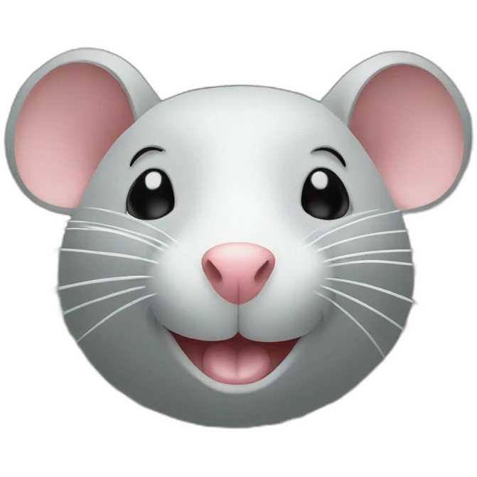 Rat face with money emoji