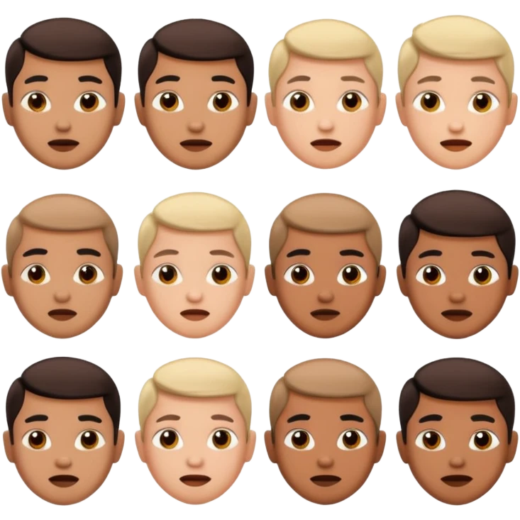 different emotions emoji