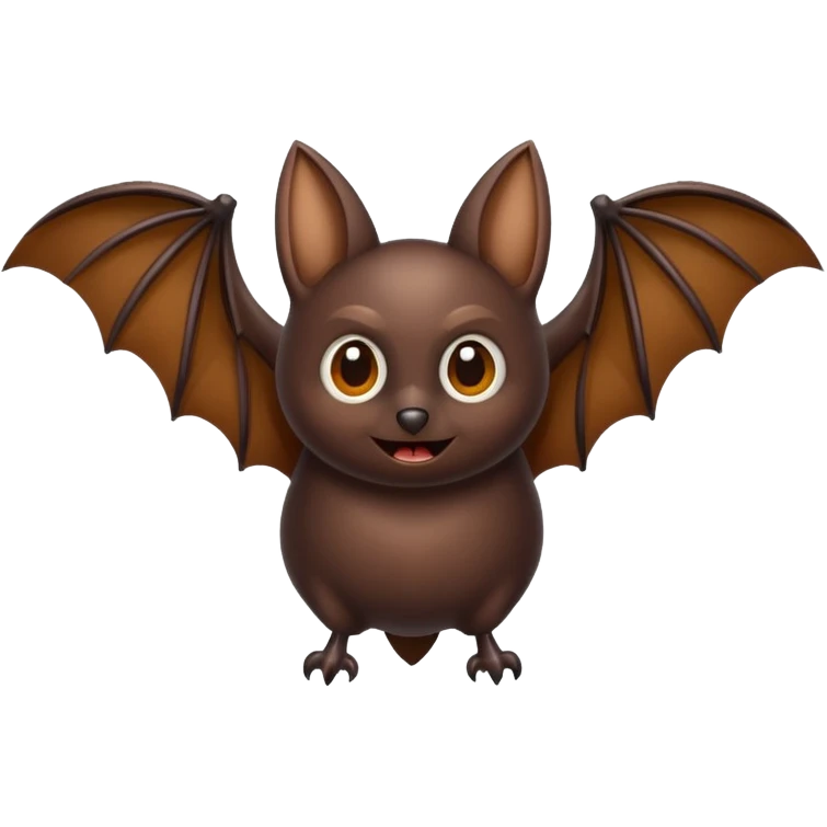 Flying bat emoji