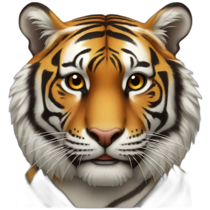realistic tiger emoji