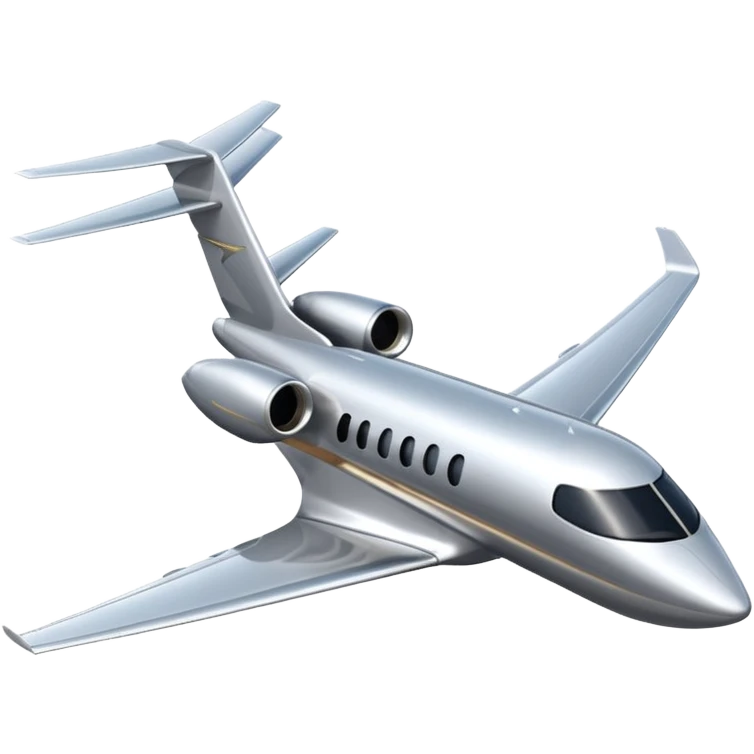 Private jet taking off with BR on the tail emoji