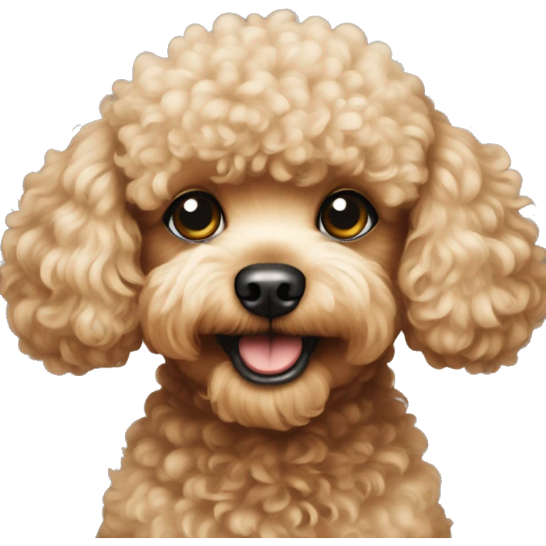 Toy poodle  emoji