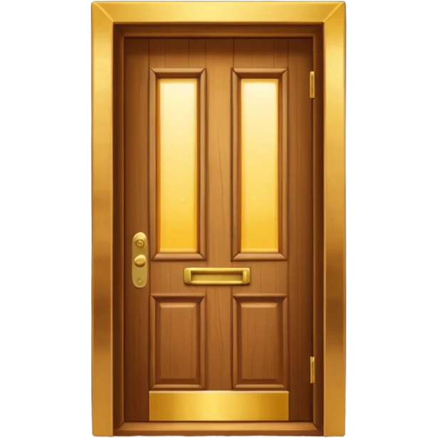 opened door with golden light shining out emoji