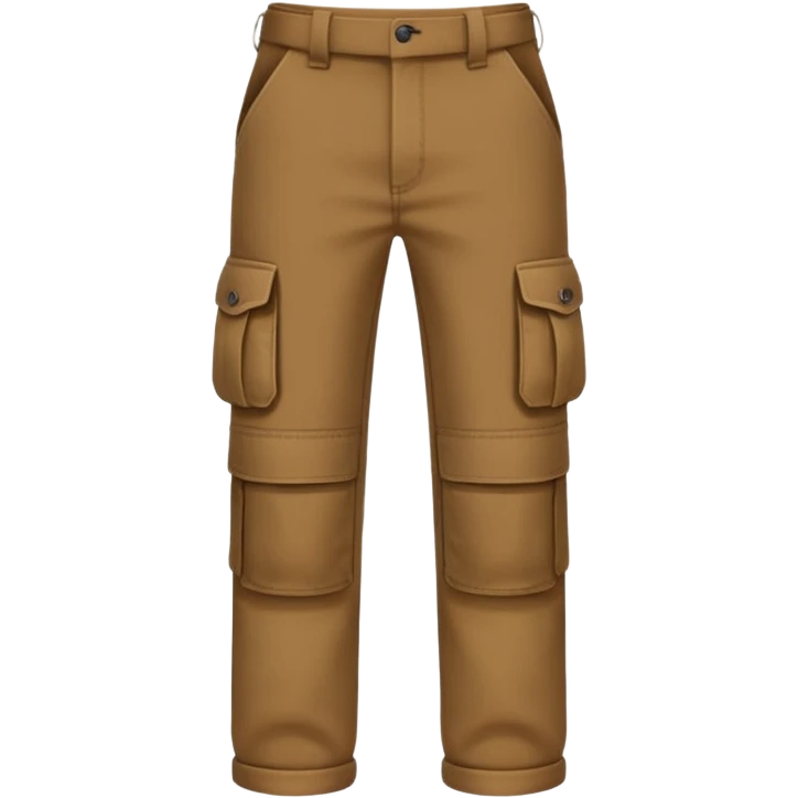 Saia cargo marrom emoji