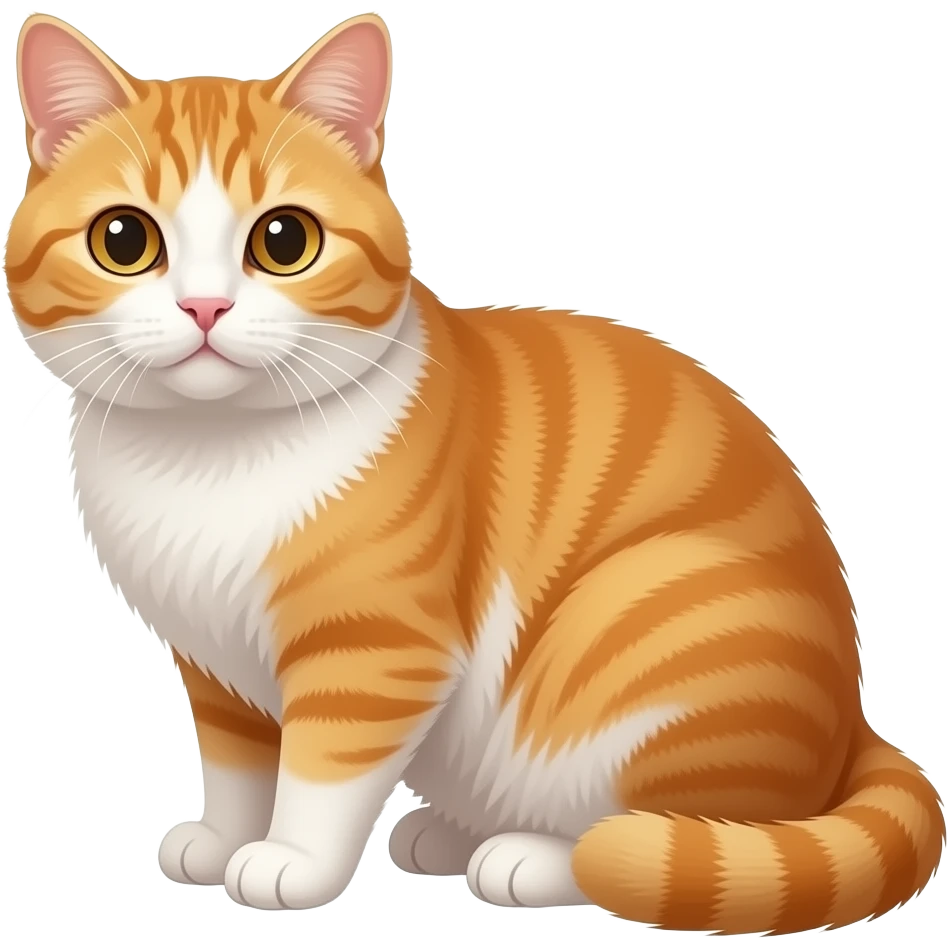 inglish shorthair pointer with colors in orange and white emoji