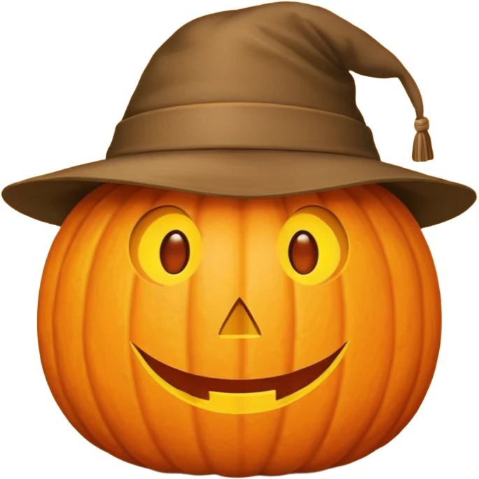 pumpkin hat emoji